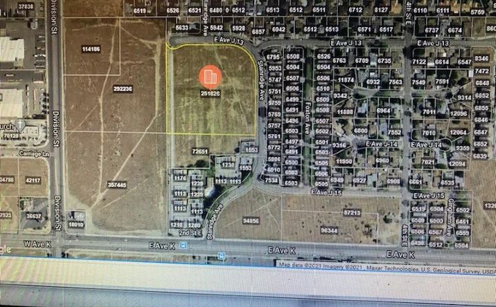 Pictures of Land property located at Vac/cor Stanridge Ave/ave J13, Lancaster, CA 93535 for sales - image #1