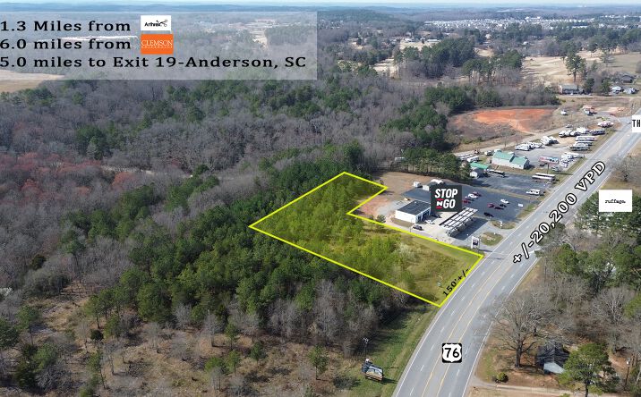 Pictures of Land property located at 6601 US-76, Pendleton, SC 29670 for sales - image #1