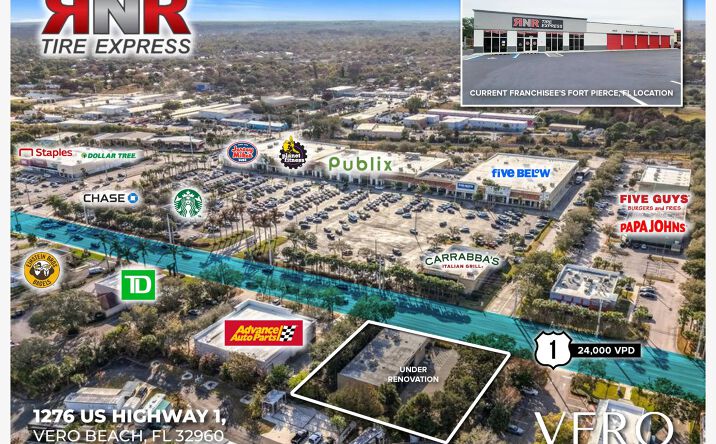 Pictures of Retail property located at 1276 US-1, Vero Beach, FL 32960 for sales - image #1