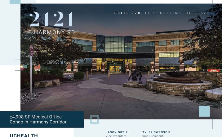 Pictures of Office property located at 2121 E Harmony Rd, Fort Collins, CO 80528 for sales - image #1