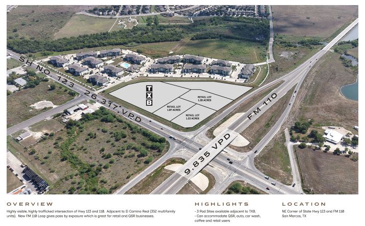 Pictures of Land property located at 3085 TX 123, San Marcos, TX 78666 for sales - image #1