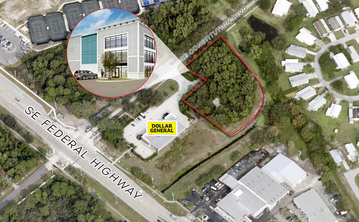 Pictures of Land, Self Storage property located at 8280 SE Constitution Blvd, Hobe Sound, FL 33455 for sales - image #1