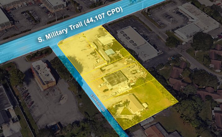 Pictures of Land, Mixed Use, Office, Retail property located at 1370 S Military Trl, West Palm Beach, FL 33415 for sales - image #1