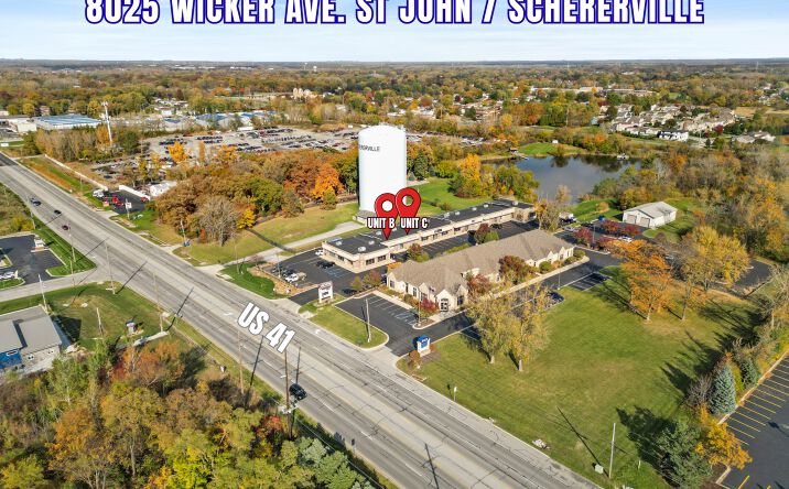 Pictures of Mixed Use, Office, Retail property located at 8025 Wicker Ave, St John, IN 46373 for sales - image #1
