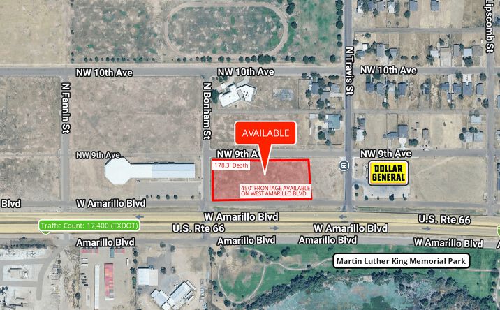 Pictures of Land property located at 1628 W Amarillo Blvd, Amarillo, TX 79107 for sales - image #1