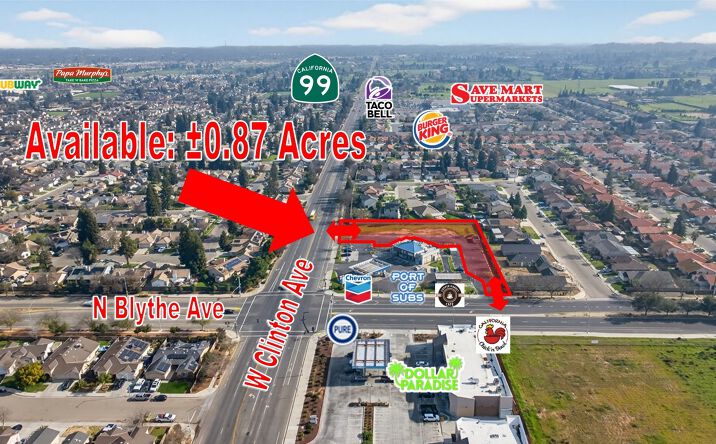 Pictures of Land property located at 4335 W Clinton Ave, Fresno, CA 93722 for sales - image #1
