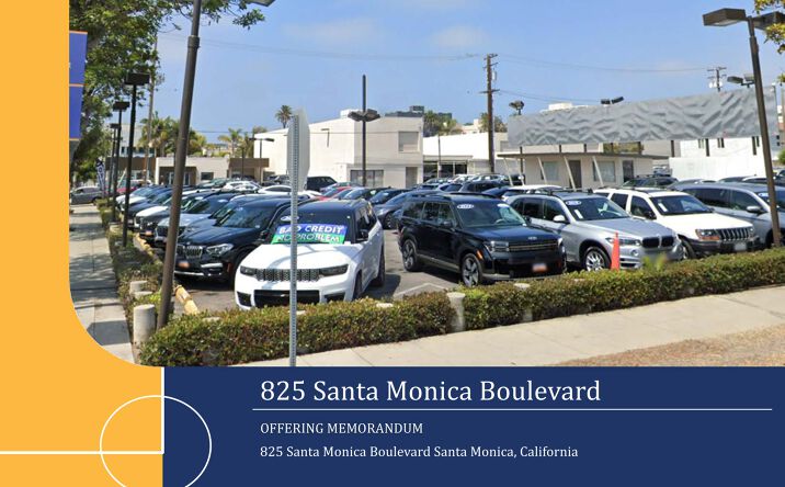 Pictures of Retail, Multifamily property located at 825 Santa Monica Blvd, Santa Monica, CA 90401 for sales - image #1