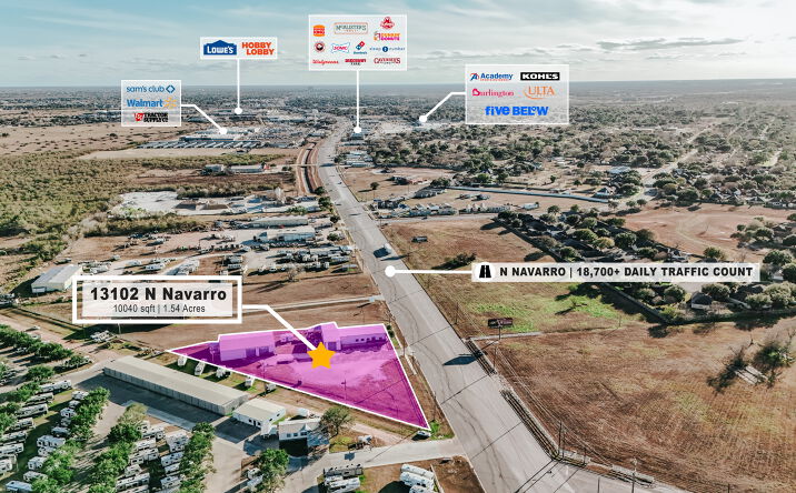 Pictures of Retail, Office, Industrial, Mixed Use, Special Purpose property located at 13102 N Navarro St, Victoria, TX 77904 for sales - image #1