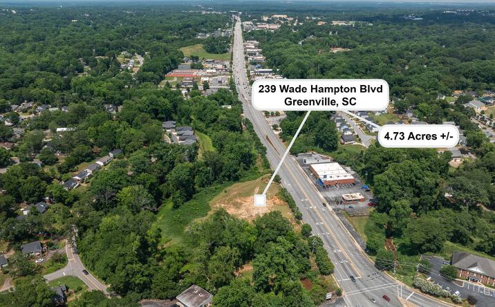 Pictures of Land property located at 237-239 Wade Hampton Blvd, Greenville, SC 29609 for sales - image #1