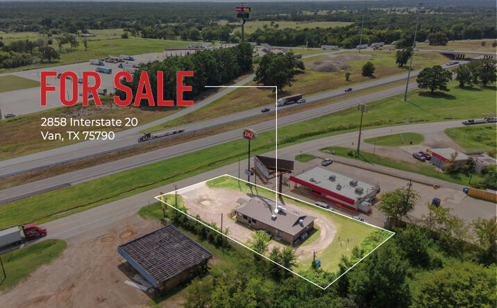 Pictures of Land, Office, Retail, Special Purpose property located at 2858 I-20 Frontage Rd, Van, TX 75790 for sales - image #1