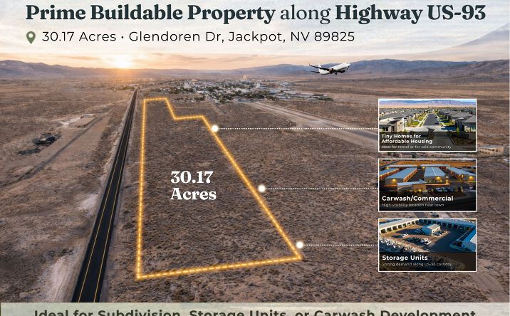 Pictures of Land, Mobile Home Park, Multifamily property located at Glendoren Dr, Jackpot, NV 89825 for sales - image #1