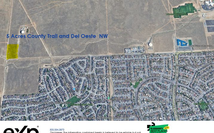 Pictures of Land property located at 5 Acres County Trail and Del Oeste NW, Albuquerque, NM 87114 for sales - image #1