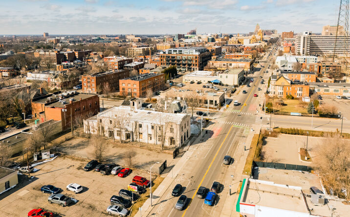 Pictures of Land property located at 3955 Cass Ave, Detroit, MI 48201 for sales - image #1