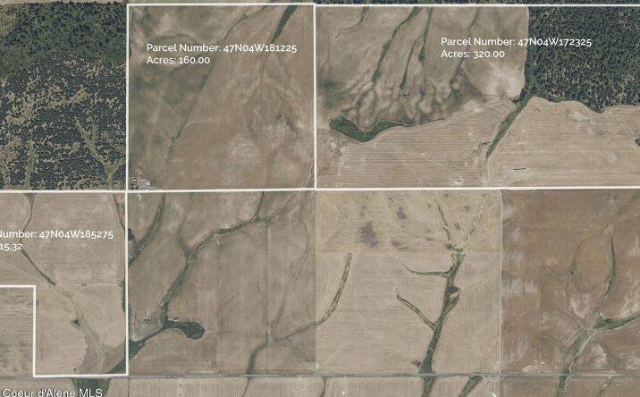 Pictures of Land property located at 8597 W Rolling Hills Rd, Worley, ID 83876 for sales - image #1