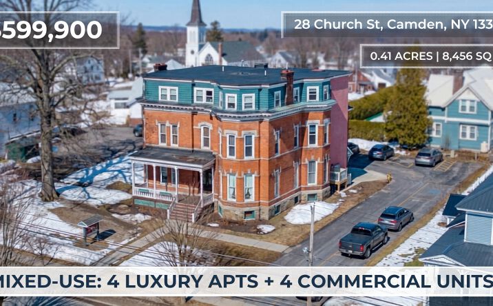 Pictures of Mixed Use, Multifamily, Office, Retail property located at 28 Church St, Camden, NY 13316 for sales - image #1