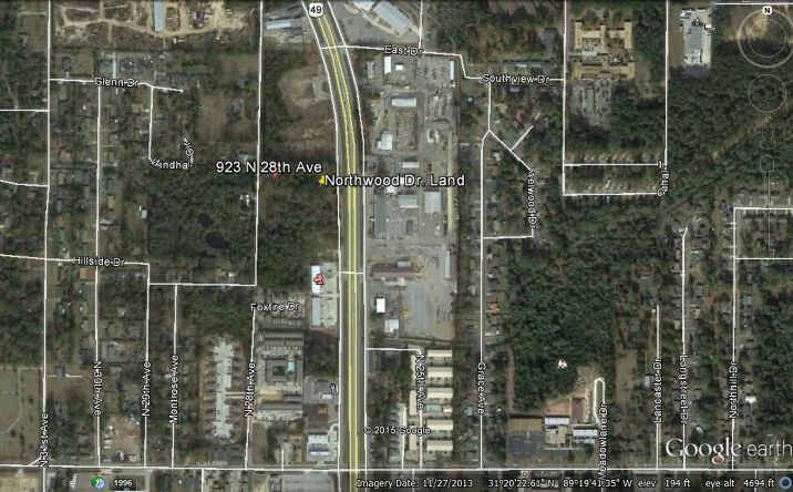 Pictures of Land property located at 923 N 28th Ave, Hattiesburg, MS 39401 for sales - image #1