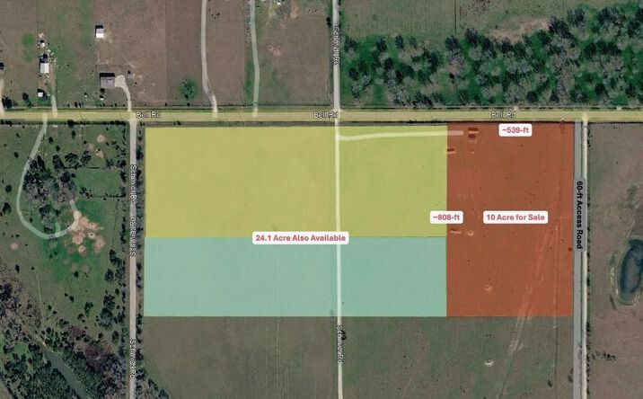 Pictures of Land property located at 0 Bell Rd, Brookshire, TX 77423 for sales - image #1