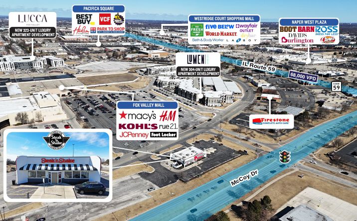 Pictures of Retail property located at 4333 Fox Valley Center Dr, Aurora, IL 60504 for sales - image #1