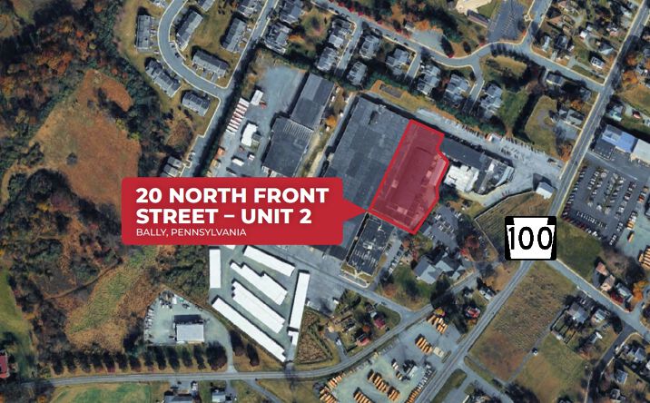 Pictures of Industrial property located at 20 N Front St, Bally, PA Unit 2, Bally, PA 19503 for sales - image #1