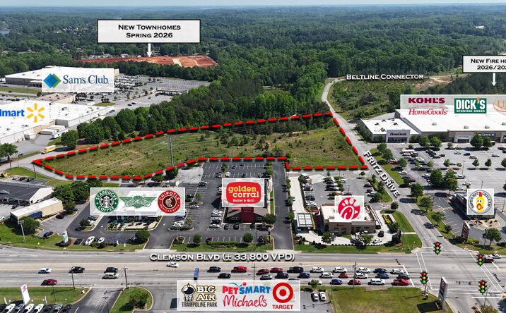 Pictures of Retail, Mixed Use, Land property located at 204 Fritz Drive, Anderson, SC 18017 for sales - image #1