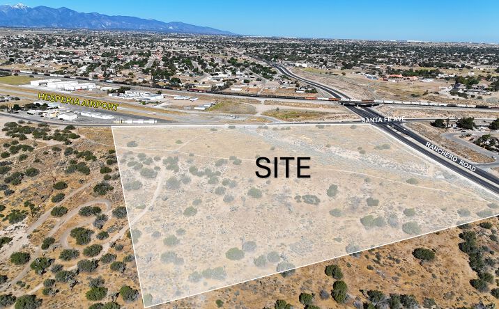 Pictures of Land property located at Santa Fe Ave & Ranchero Rd, Hesperia, CA 92345 for sales - image #1