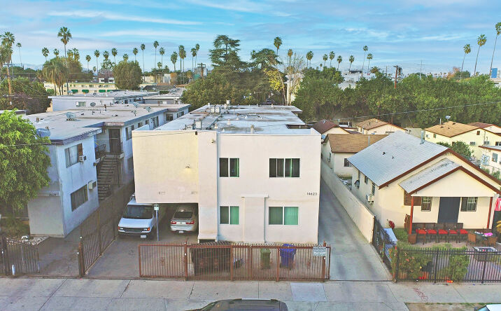 Pictures of Multifamily property located at 14623 Calvert St, Van Nuys, CA 91411 for sales - image #1