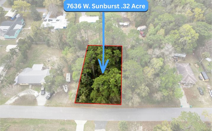 Pictures of Land property located at 7636 W Sunburst Ln, Homosassa, FL 34448 for sales - image #1