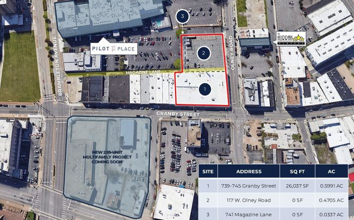 Pictures of Hospitality, Office, Retail property located at 745 Granby St, Norfolk, VA 23510 for sales - image #1