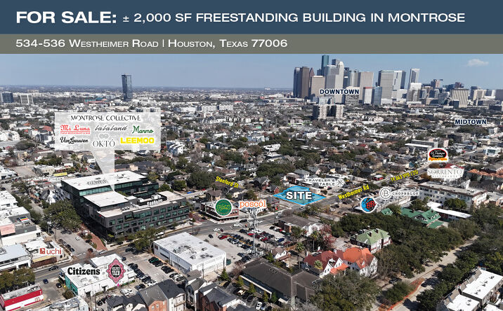 Pictures of Retail property located at 534 Westheimer Rd, Houston, TX 77006 for sales - image #1