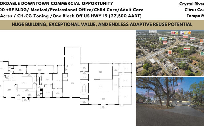 Pictures of Retail property located at 639 NE 1st St, Crystal River, FL 34429 for sales - image #1