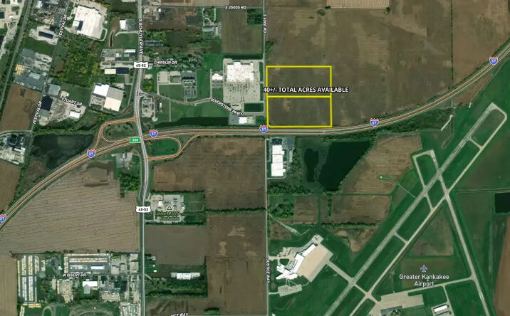 Pictures of Land property located at 40 +/- Acres I-57 Kankakee Exit 308 Riverstone Parkway, Kankakee, IL 60901 for sales - image #1