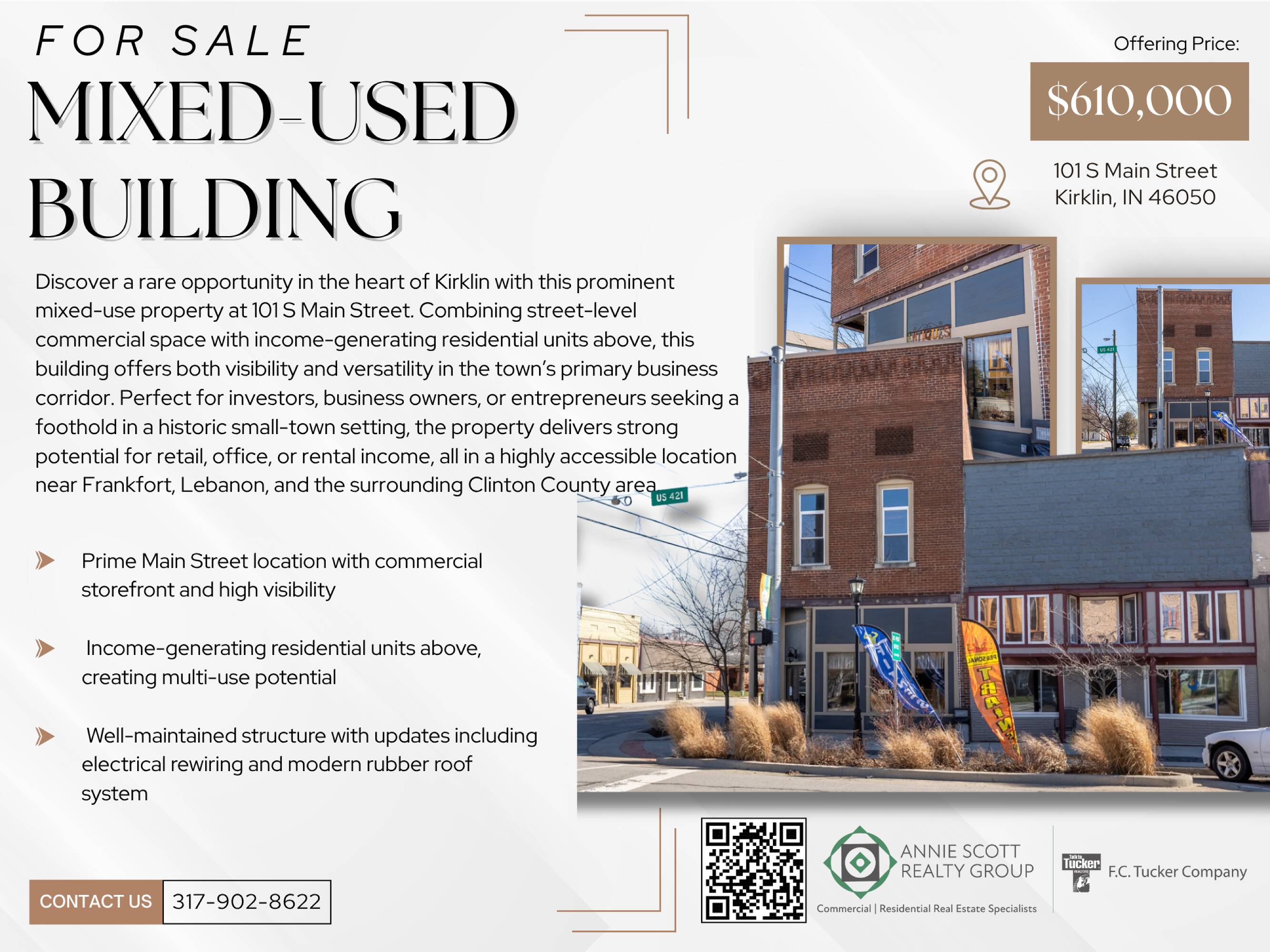 101 S Main St, Kirklin, IN 46050