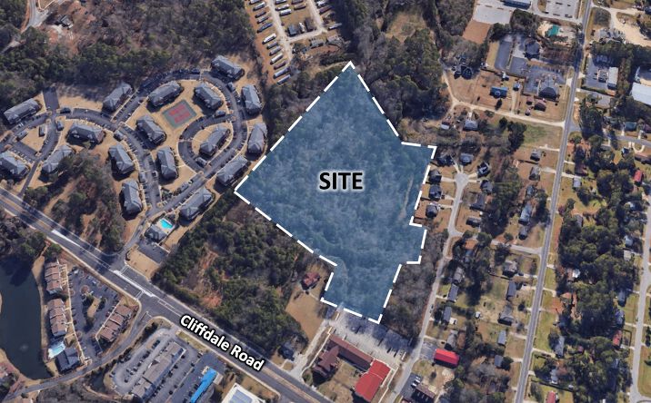 Pictures of Land property located at Cliffdale Road & Cliffdale Court, Fayetteville, NC, Fayetteville, NC 28314 for sales - image #1