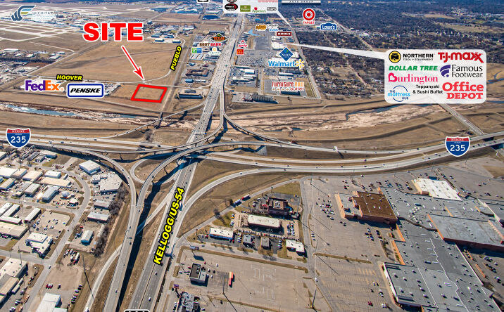 Pictures of Land property located at Kellogg Dr, Wichita, KS 67203 for sales - image #1