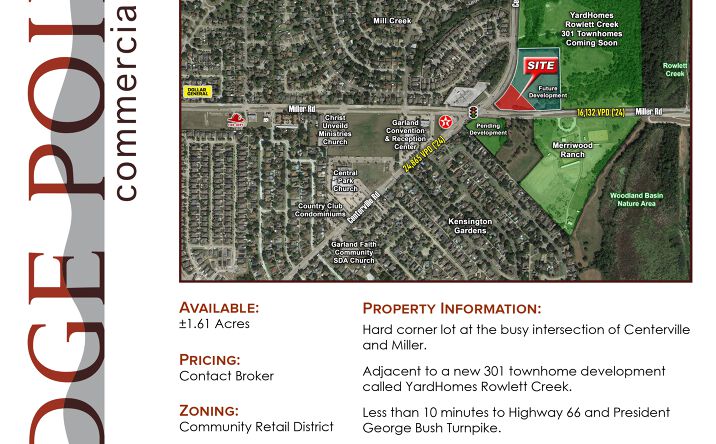 Pictures of Retail, Mixed Use, Land property located at 2000 E Centerville Rd, Garland, TX 75040 for sales - image #1