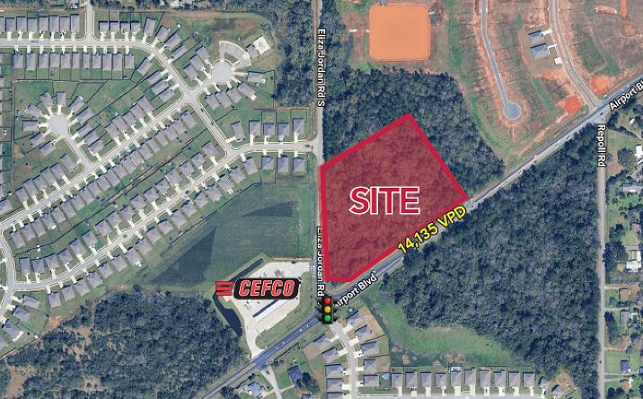 Pictures of Land property located at 10654 Airport Blvd, Mobile, AL 36695 for sales - image #1