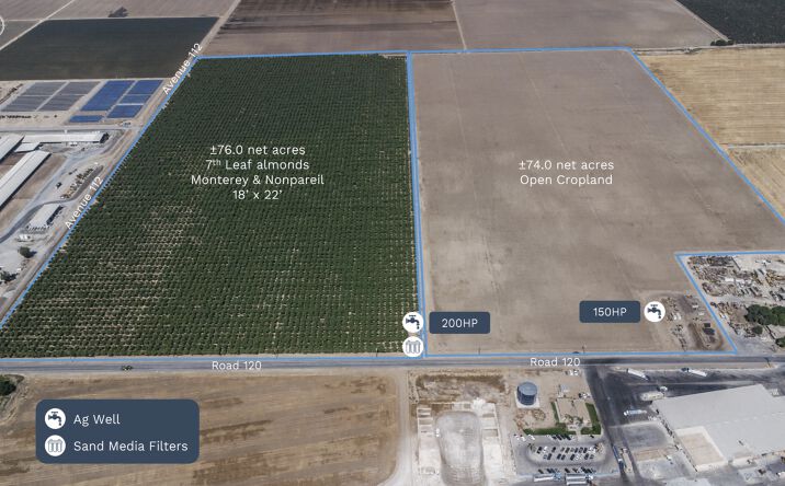 Pictures of Industrial, Land property located at 11501 Rd 120, Pixley, CA 93256 for sales - image #1