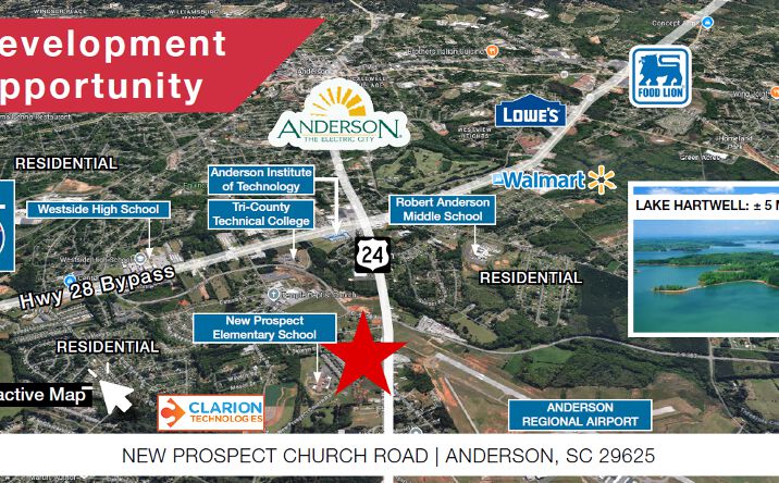 Pictures of Land property located at New Prospect Church Rd, Anderson, SC 29625 for sales - image #1