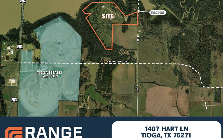 Pictures of Land property located at 1407 Hart Ln, Tioga, TX 76271 for sales - image #1