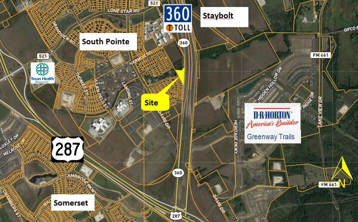 Pictures of Land property located at 1800 South Hwy 360 Toll, Mansfield, TX 76063 for sales - image #1