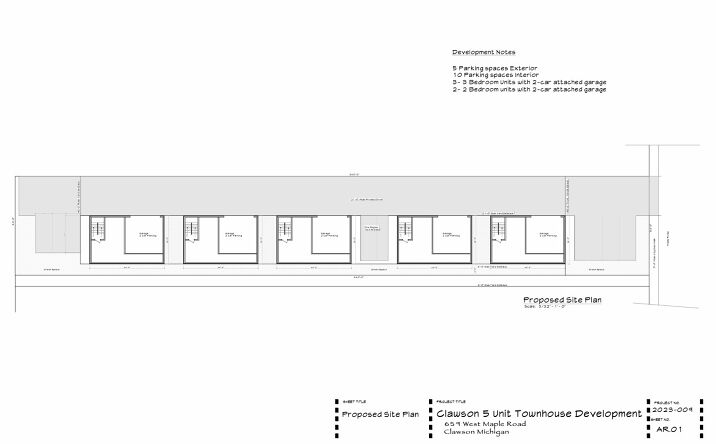 Pictures of Land, Multifamily property located at 659 W Maple Rd, Clawson, MI 48017 for sales - image #1