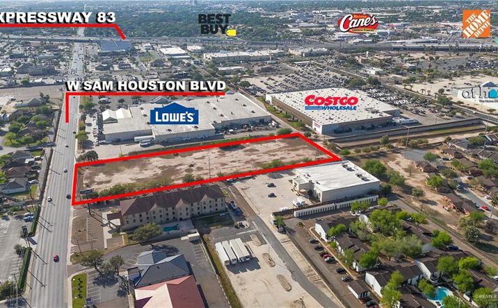 Pictures of Land property located at 1206 W Sam Houston Street, Pharr, TX 78577 for sales - image #1