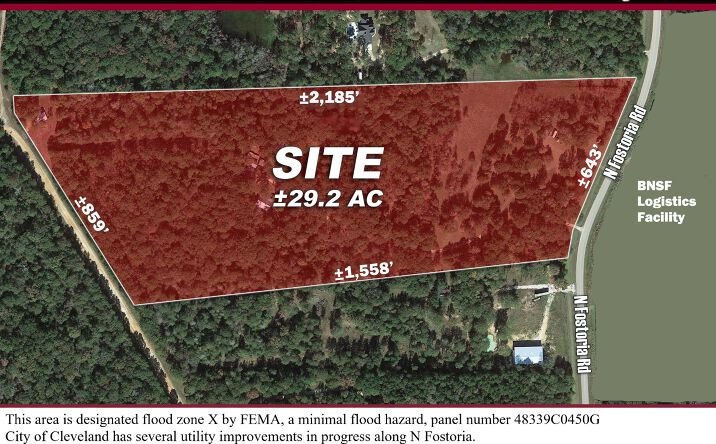 Pictures of Land property located at 811 N Fostoria Rd, Cleveland, TX 77328 for sales - image #1