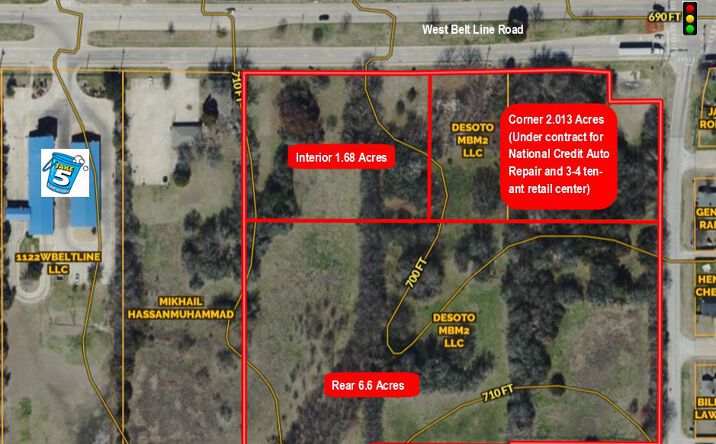 Pictures of Land property located at 1116 W Belt Line Rd, DeSoto, TX 75115 for sales - image #1