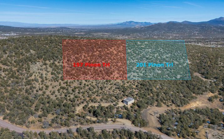 Pictures of Land property located at 197 & 201 Pinon Trail, Cedar Crest, NM 87008 for sales - image #1