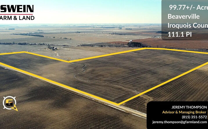 Pictures of Land property located at 99.7+/- Acres Productive Cropland, Beaverville, IL 60912 for sales - image #1