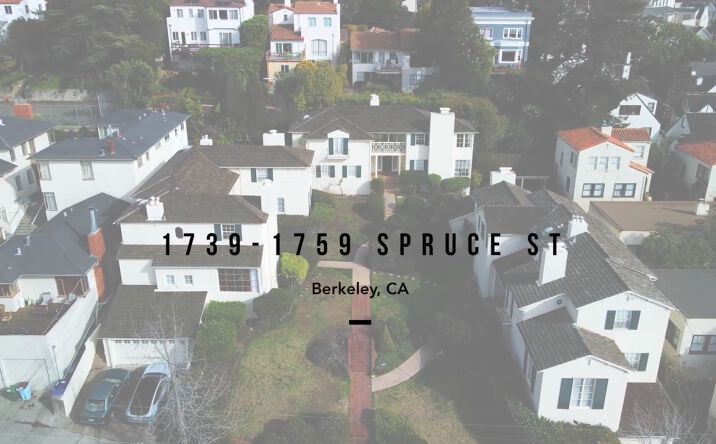 Pictures of Multifamily property located at 1739 Spruce Street, Berkeley, CA 94709 for sales - image #1