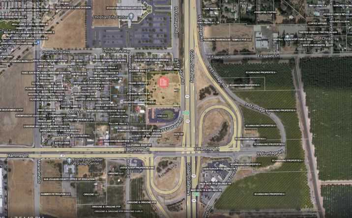 Pictures of Land property located at 8103 99 Frontage Rd, Stockton, CA 95215 for sales - image #1