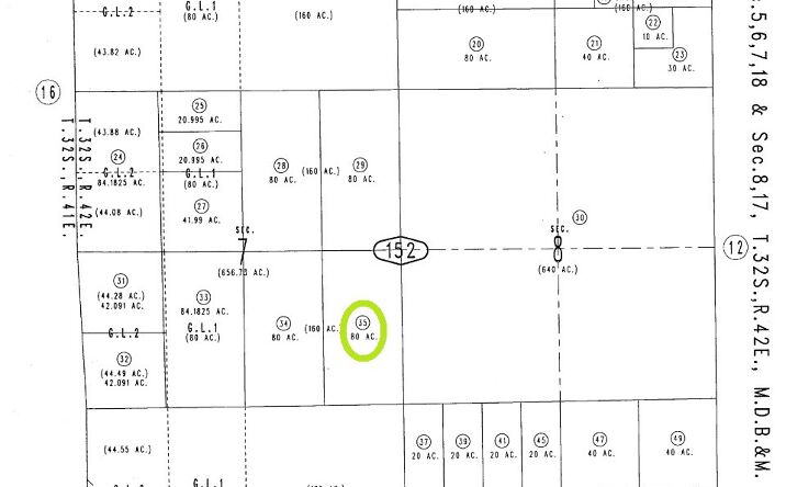 Pictures of Land property located at APN 0502-152-35 Fremont Peak Rd, Kramer Junction, CA 93516 for sales - image #1