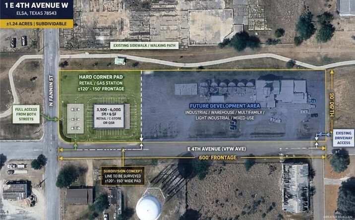 Pictures of Industrial property located at 1 E 4th Avenue W, Elsa, TX 78543 for sales - image #1